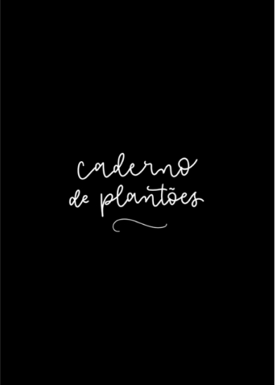 Caderno de plantões